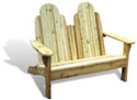 outdoor cedar bench