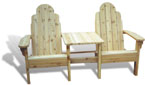 outdoor cedar bench
