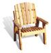outdoor cedar chair