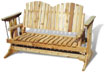 outdoor cedar glider