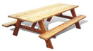 outdoor cedar table
