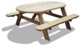 outdoor cedar table