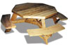outdoor cedar table