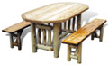 outdoor cedar table