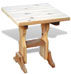 outdoor cedar table