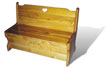 outdoor cedar bench